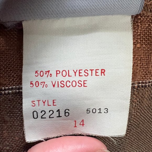 Vintage Union Made Plaid Pleated Midi Skirt High Rise Knit Preppy Tartan Pockets - Picture 7 of 8